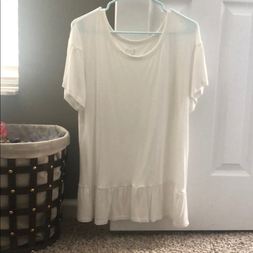 Nice white top.